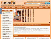 Tablet Screenshot of gastrofit.cz